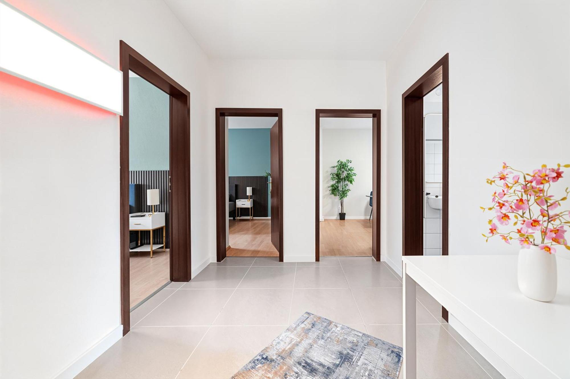 Smart - - Perfect For 5 Guests! - Balcony - Netflix - Free Parking Zone Apartment Essen